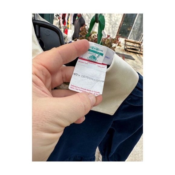 Vtg 70s Manhatten Blue Velvet Party Dress Ivory Satin Sailor Collar Princess Sz - Picture 9 of 10